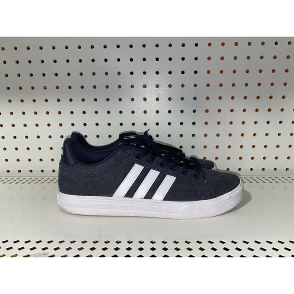 Adidas Shoes | Adidas Daily 2.0 Mens Canvas Athletic Lifestyle Skate Shoes Size 8 Navy Blue | Color: Blue | Size: 8 | Goodasnewshoes's Closet